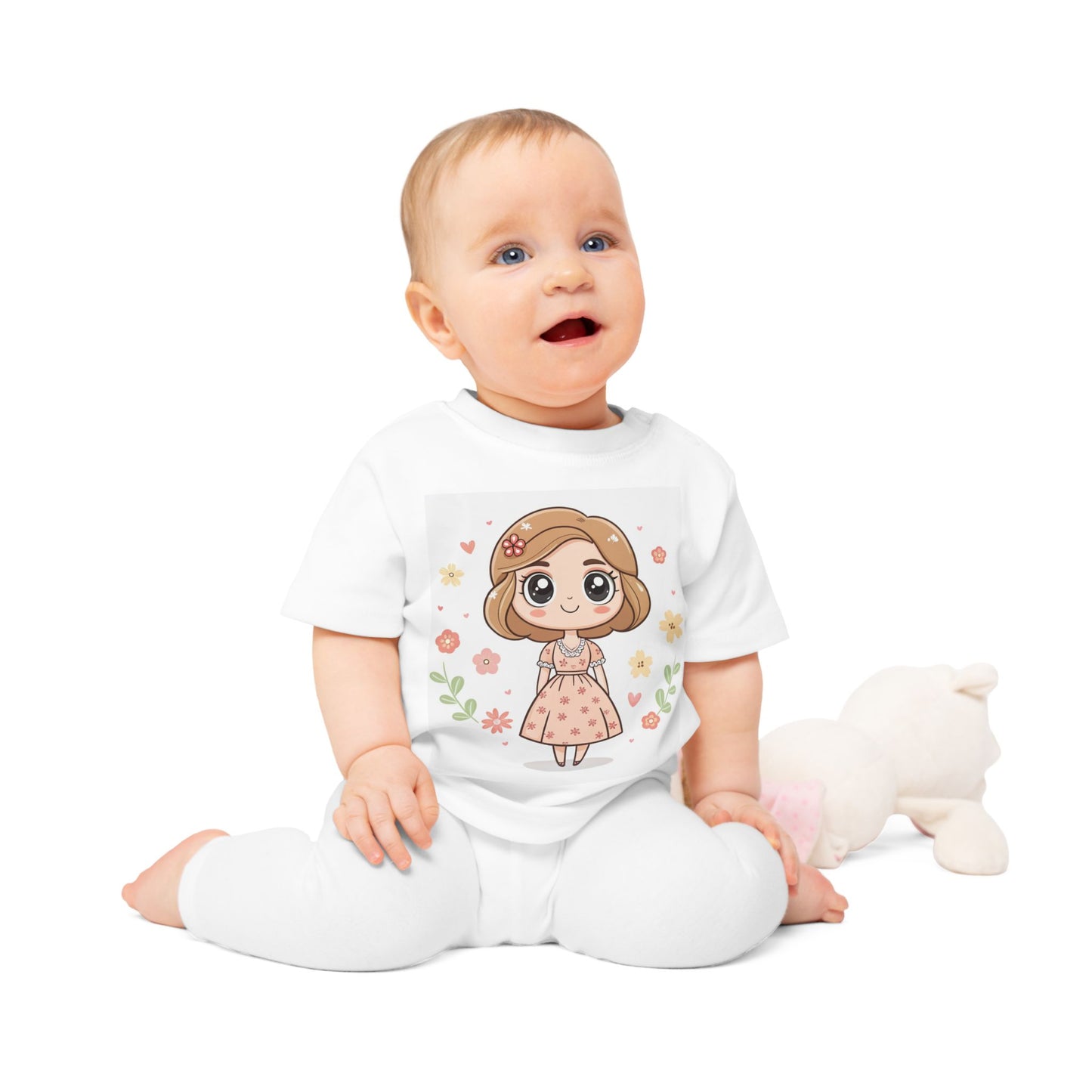 Design IA: dessin vectoriel mignon, style kawaii, ligne clair