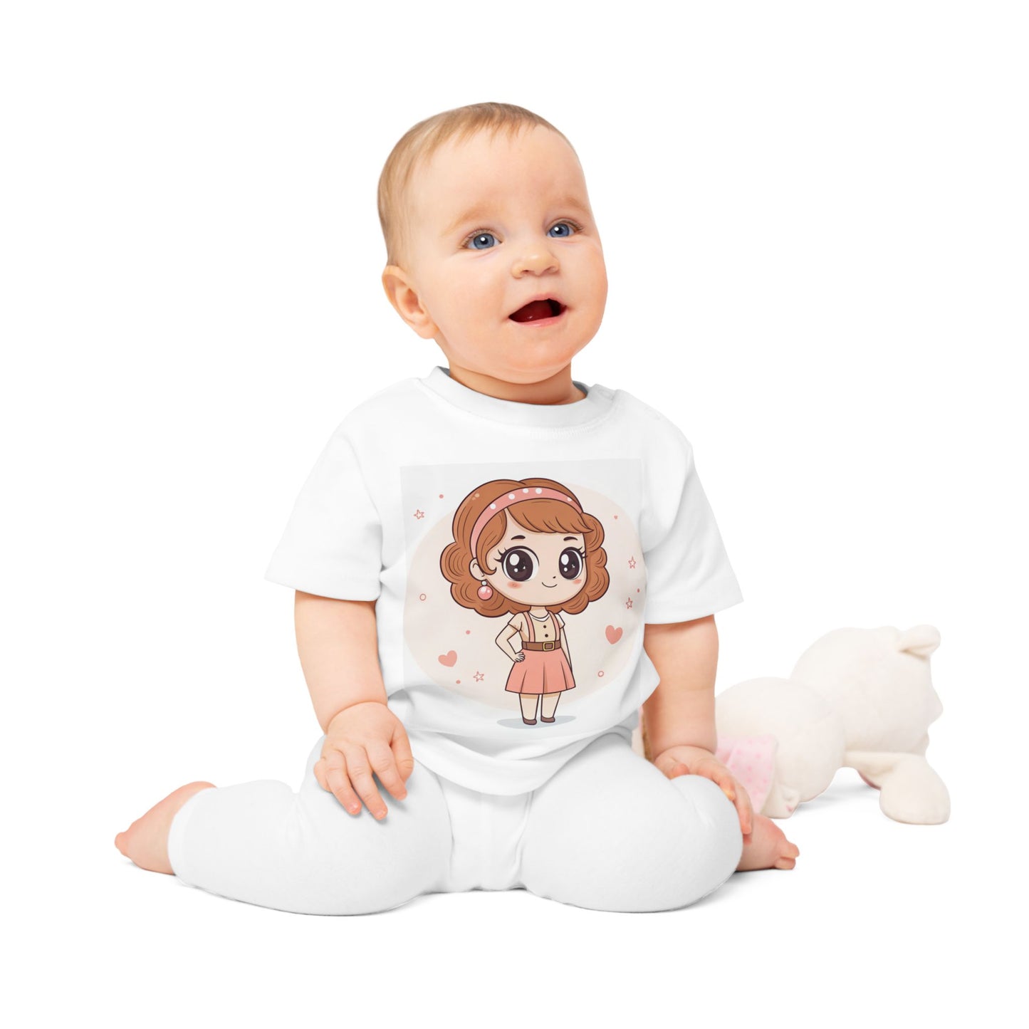 Design IA: dessin vectoriel mignon, style kawaii, ligne clair