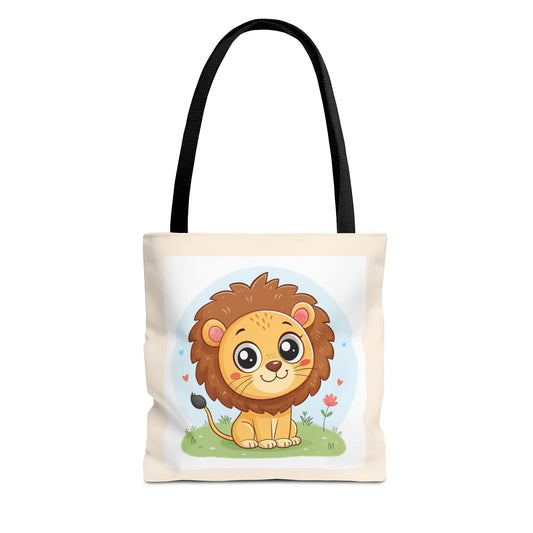 Design IA: lion cartoon cute