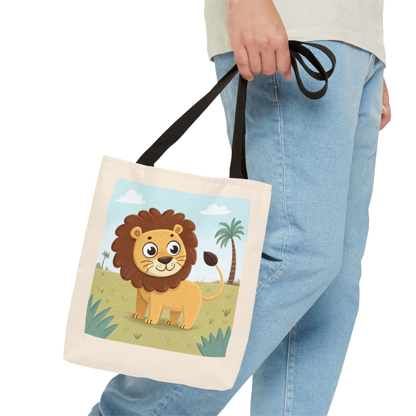 Design IA: lion cartoon