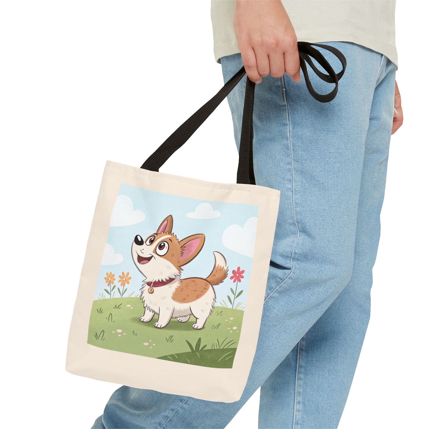 Design IA: Chien mignon en cartoon